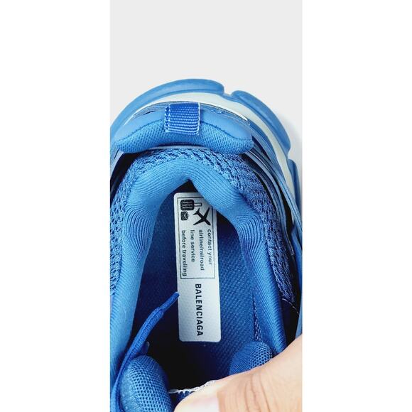 RRP$1042 BALENCIAGA Track Sneakers US7 UK6 EU40 Blue LED Monocolor main image 15